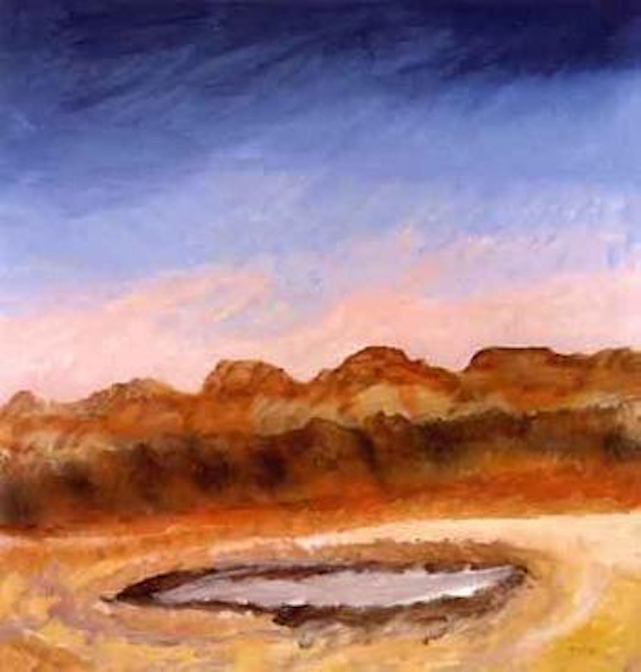 Salt pan Pilara by Sidney Nolan