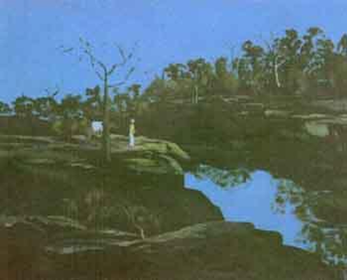 Deighton River waterhole by Ray Austin Crooke