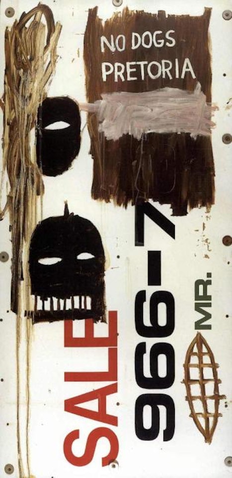 South African Nazism by Jean-Michel Basquiat