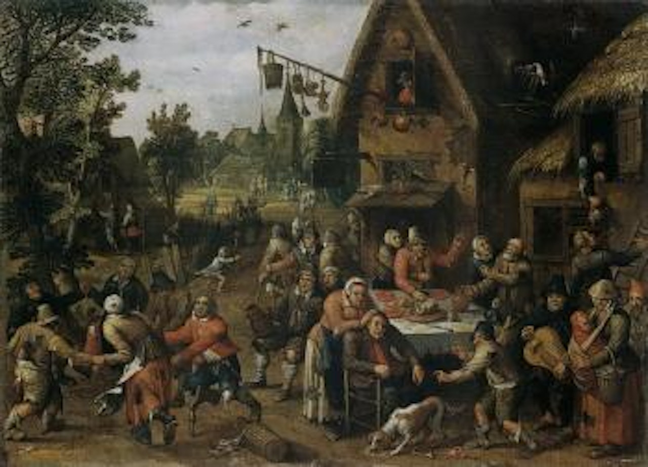 Village kermesse by Joost Cornelisz Droochsloot