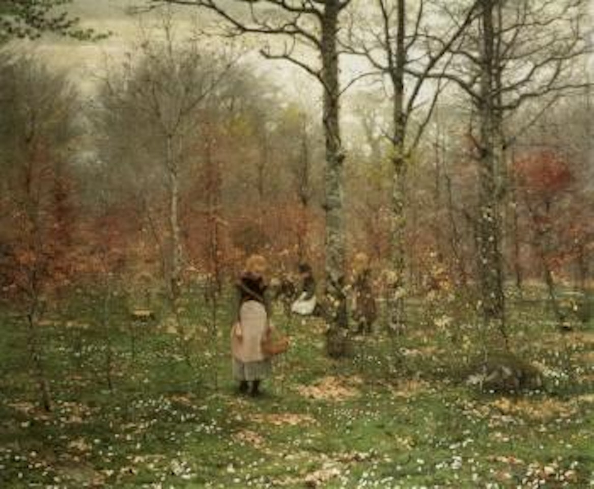 Picking anemones by Hans Andersen Brendekilde
