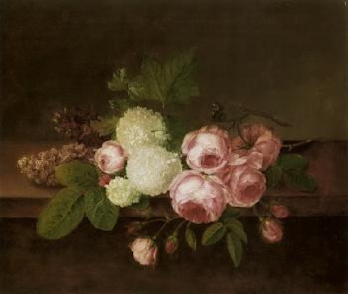 Still life with flowers by Hanne Hellesen