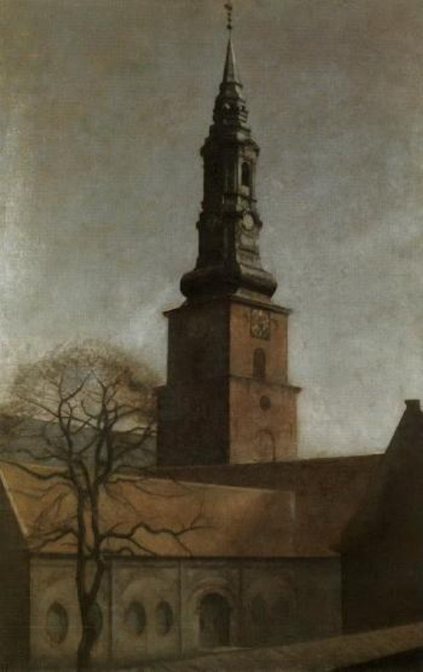 St. Petri Church, Copenhagen by Vilhelm Hammershoi