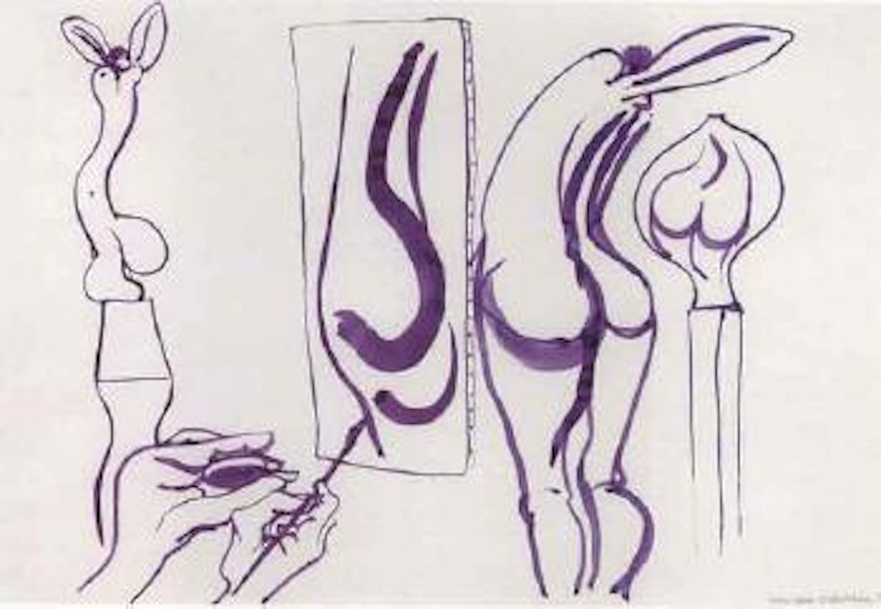 Studio sketch by Brett Whiteley