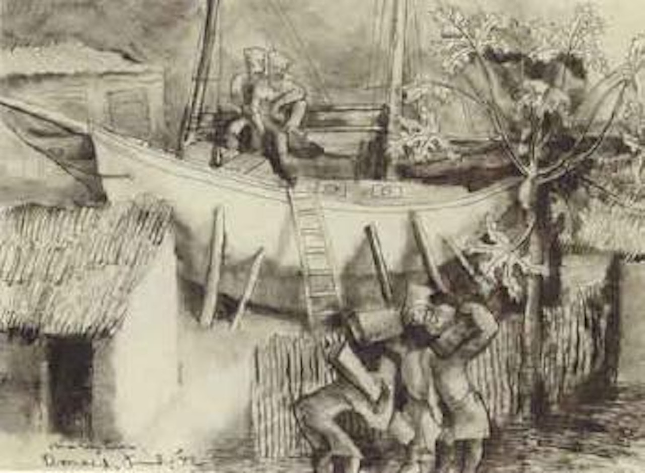 Town by Donald Stuart Leslie Friend