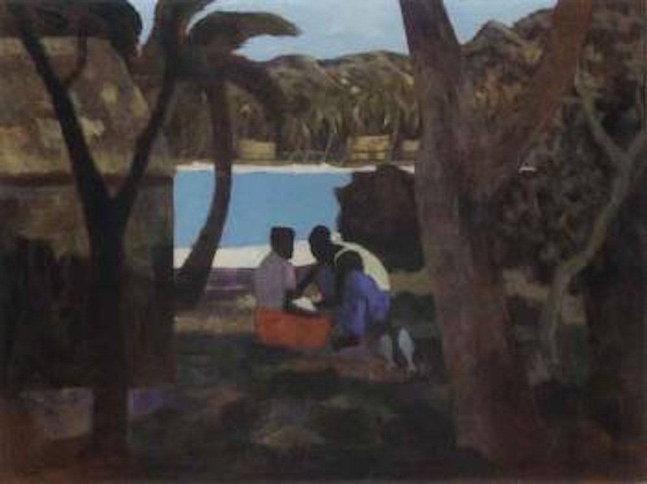 Dividing the catch by Ray Austin Crooke
