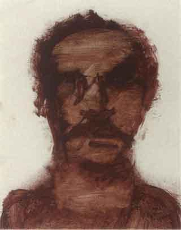 Head and shoulders of a man by Sidney Nolan