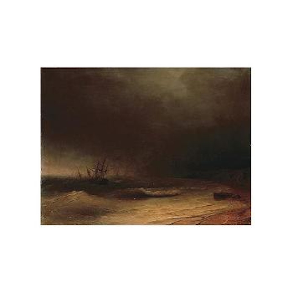 Shipping in a stormy Crimean Sea by Ivan Konstantinovich Aivazovsky