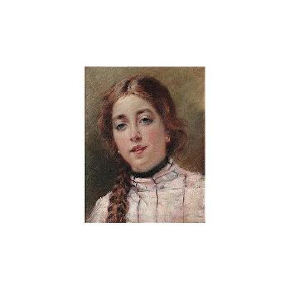Portrait of the artist's daughter Olenka by Konstantin Makovsky