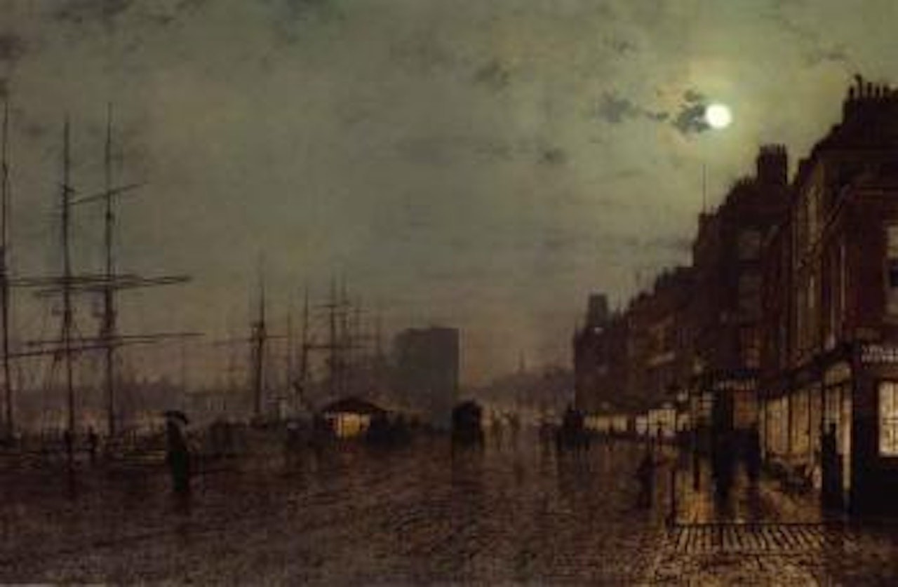 Glasgow Docks by John Atkinson Grimshaw