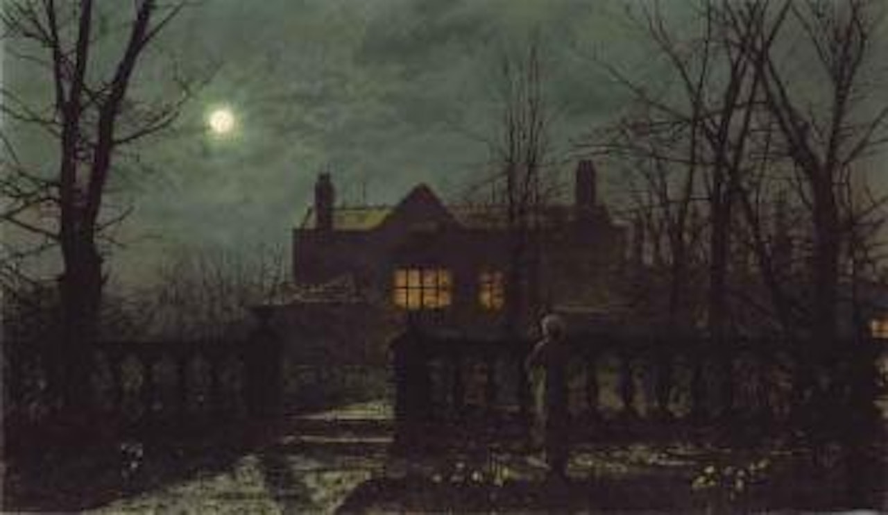Knostrop Old Hall, Leeds by John Atkinson Grimshaw