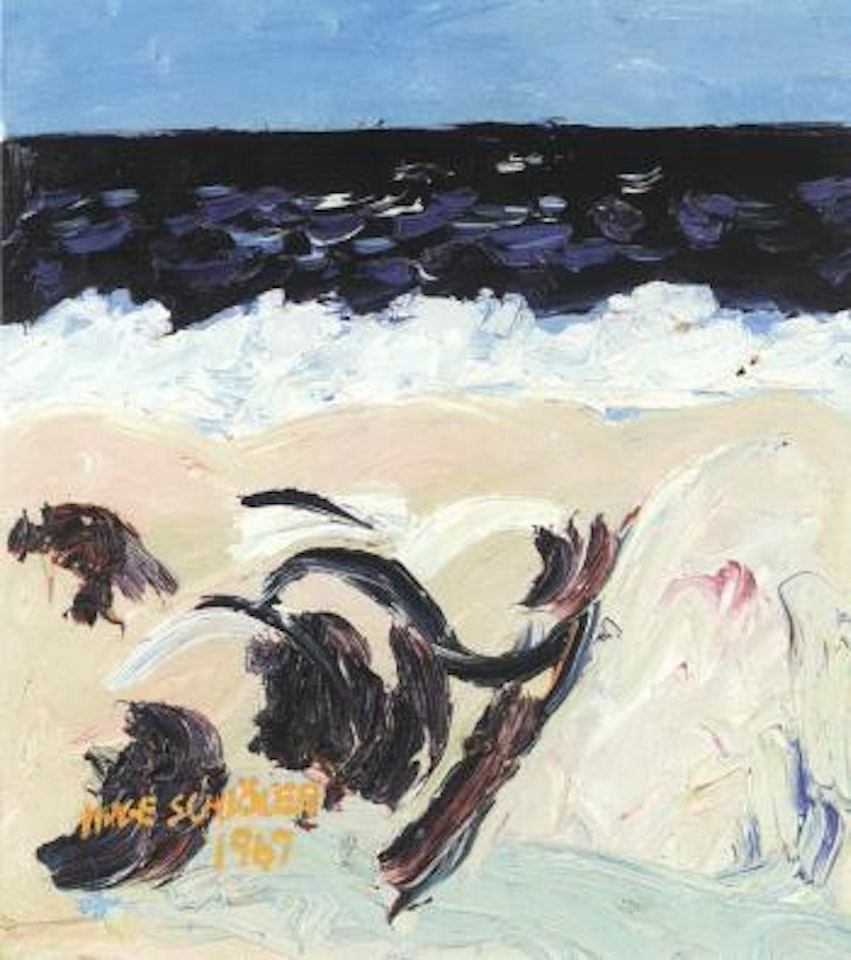 At the edge of the sea by Inge Schiöler