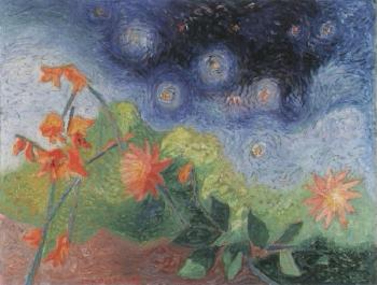 Flowers and stars by Erik Olson