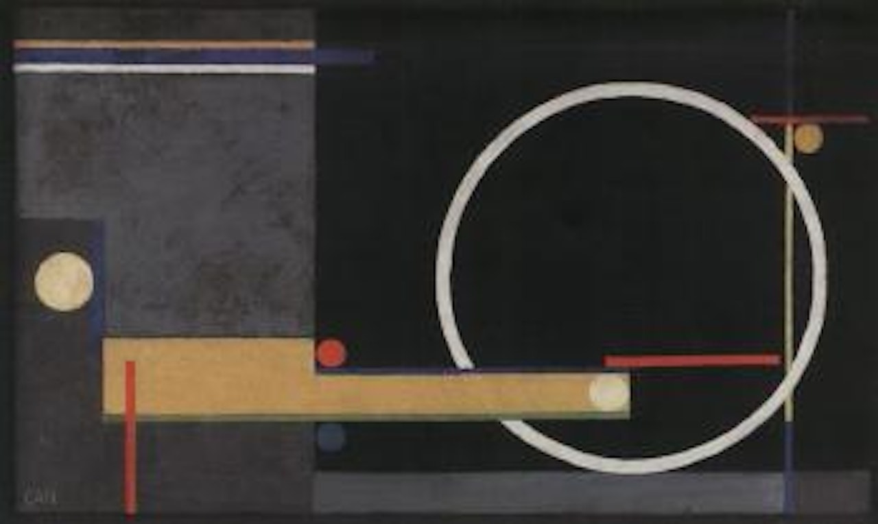 White circle - horizontal by Gosta Adrian-Nilsson