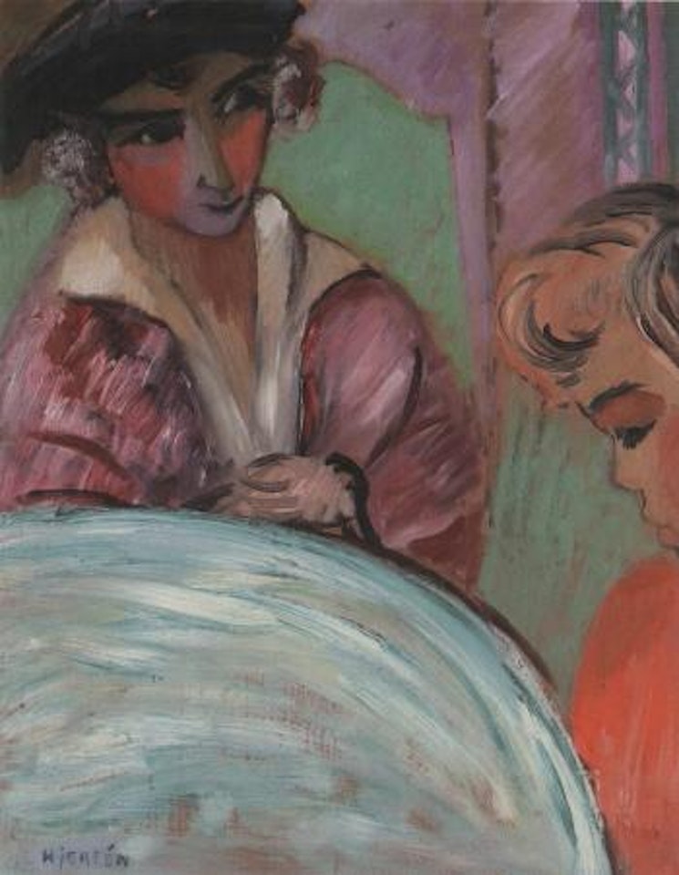 Ivan at the table by Sigrid Hjertén