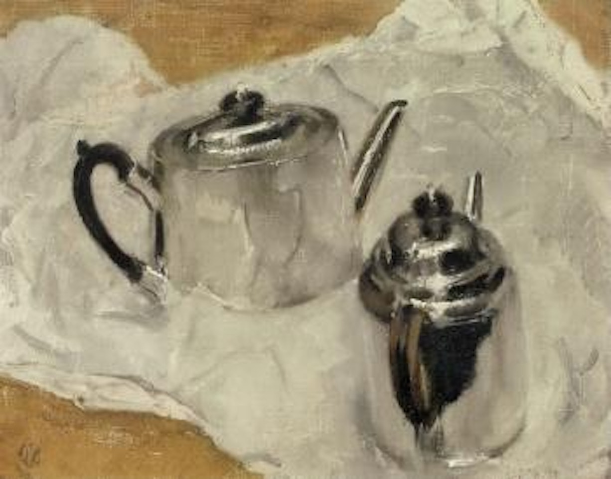 Silver teapot by William Nicholson