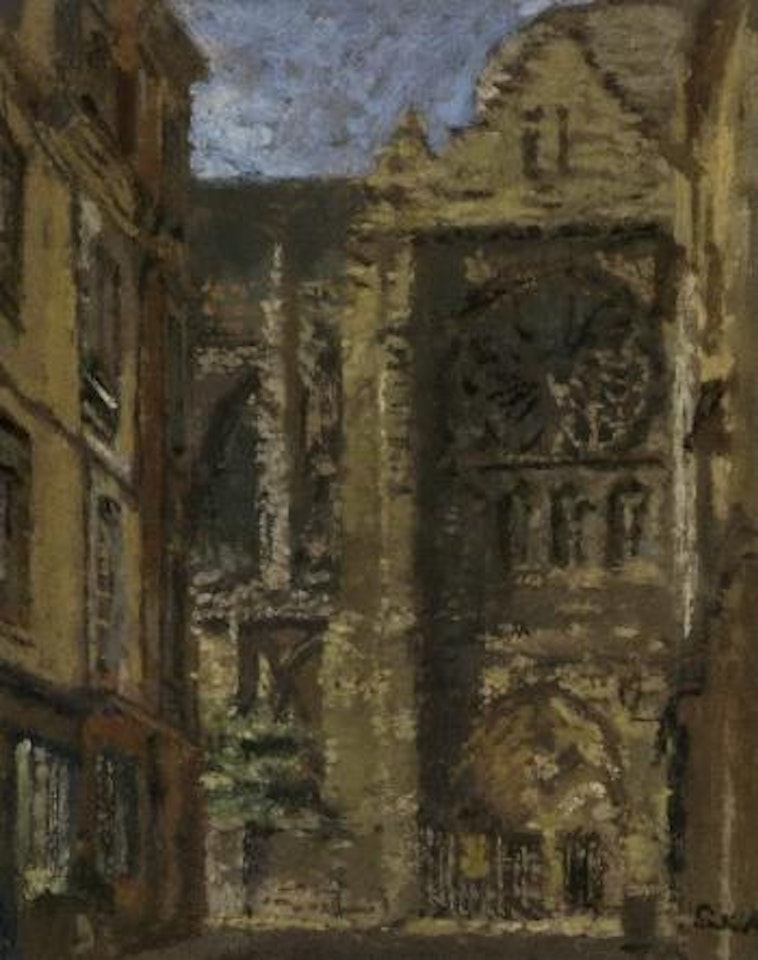 La Rue Pecquet, towards St. Jacques, Dieppe by Walter Richard Sickert