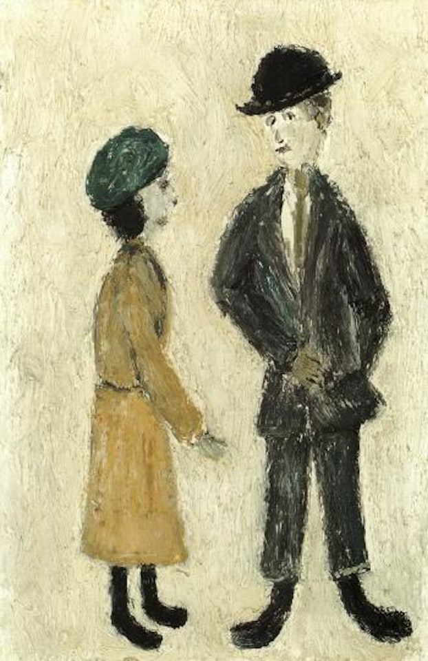 Waiting for an answer by Laurence Stephen Lowry