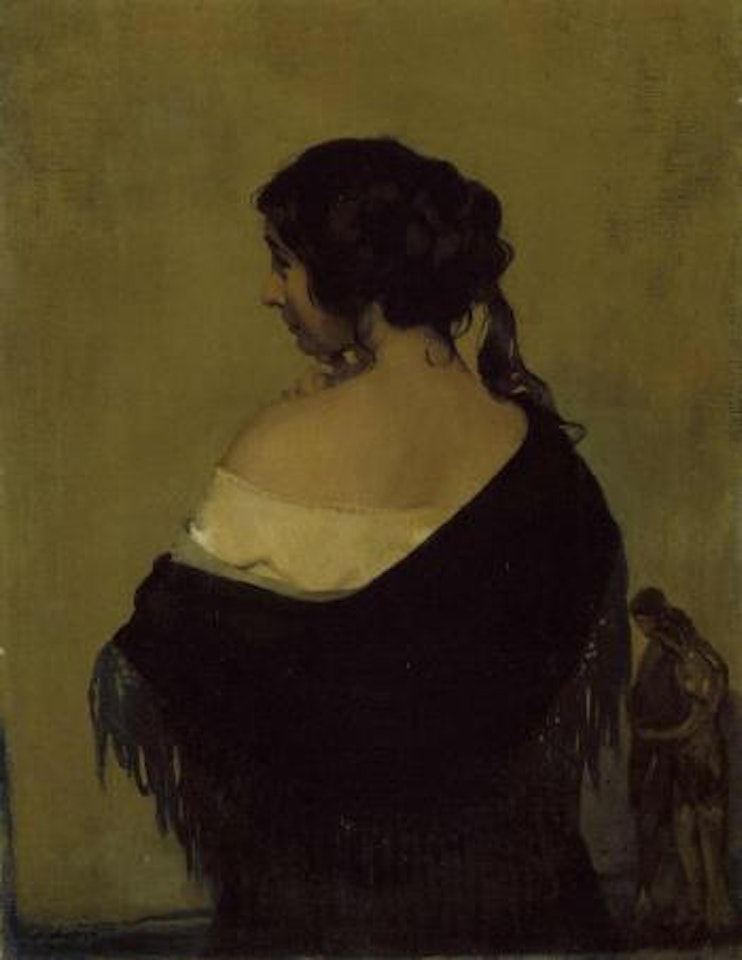 Blue shawl by William Nicholson