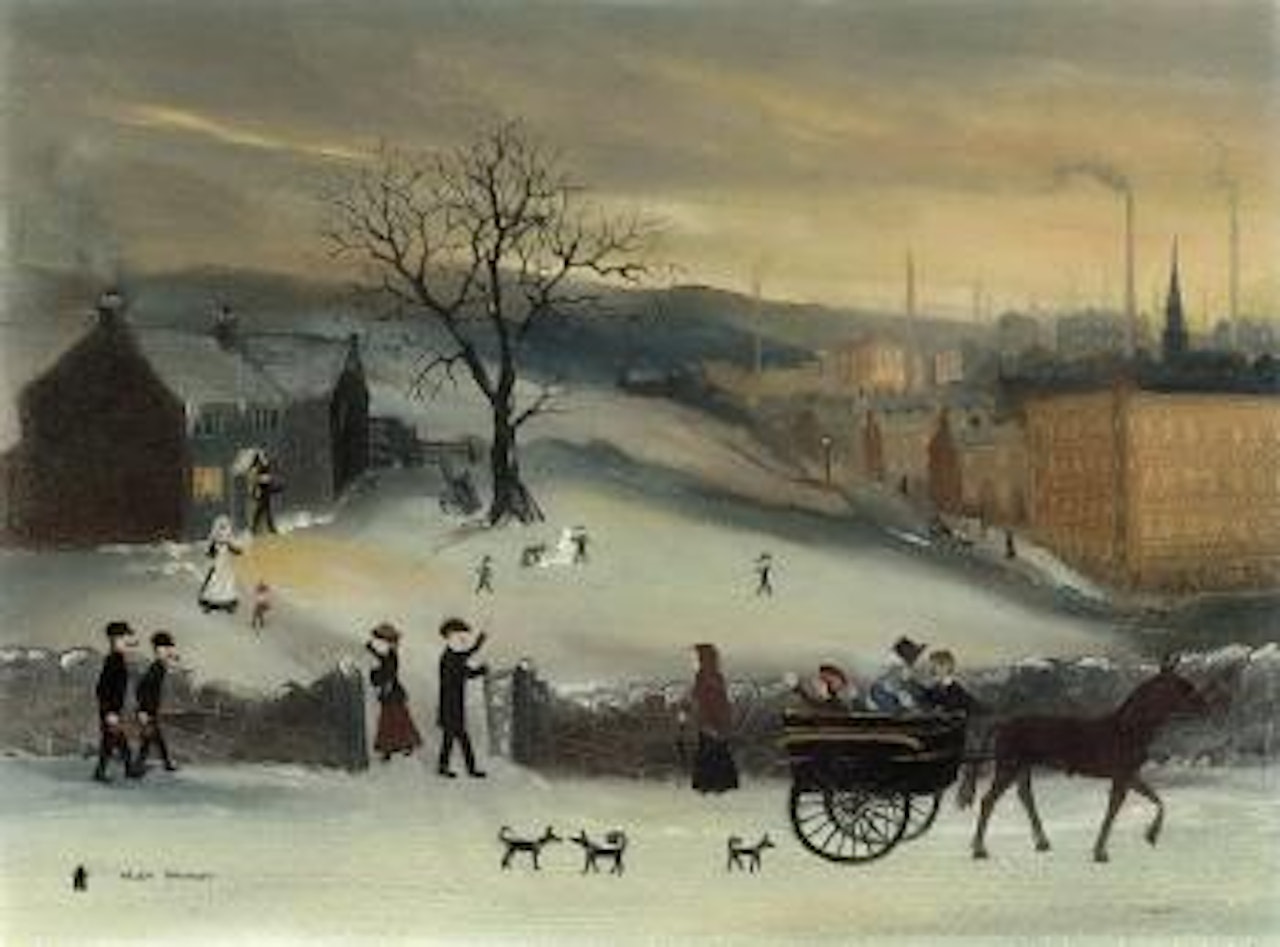 Winter's evening by Helen Bradley