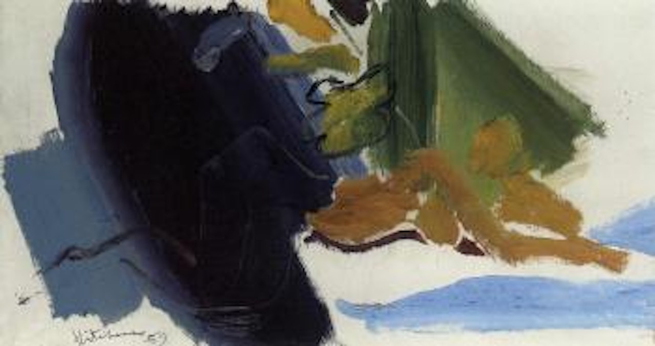 Figure in shade by Ivon Hitchens