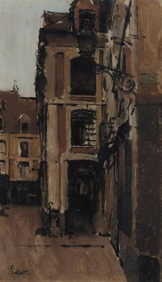 La Rue St. Catherine et les vieux arcades by Walter Richard Sickert