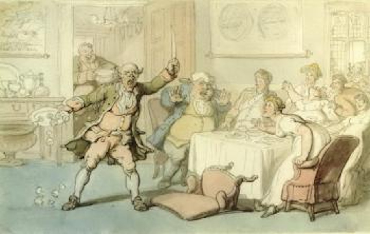 Butler's revenge by Thomas Rowlandson