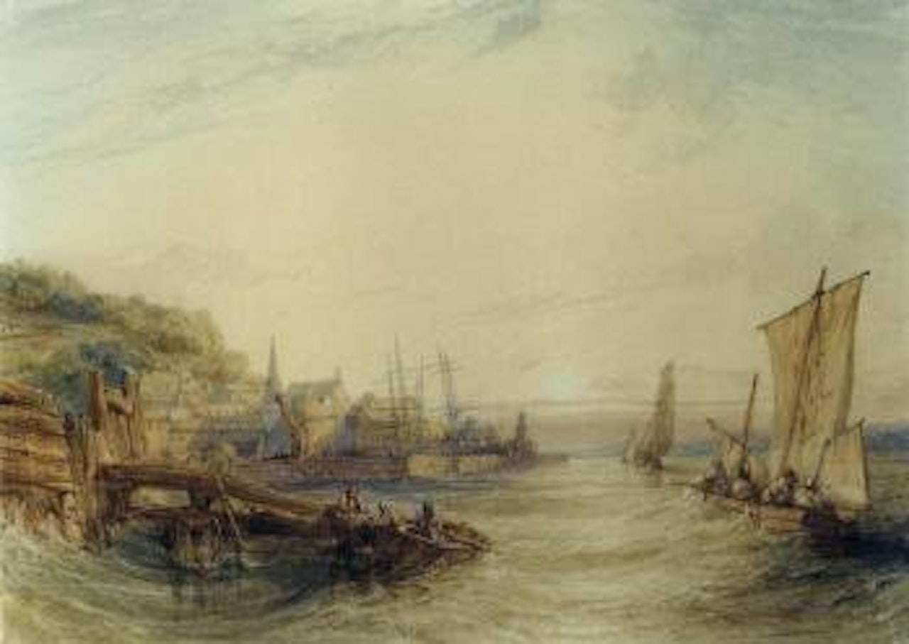 View of Honfleur, France by William Callow