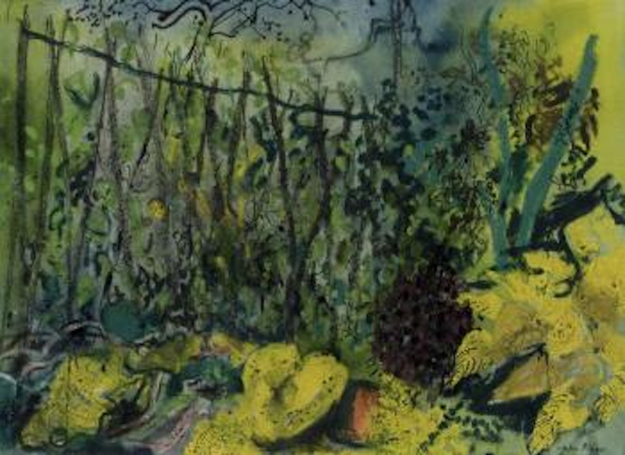 Late beans by John Piper