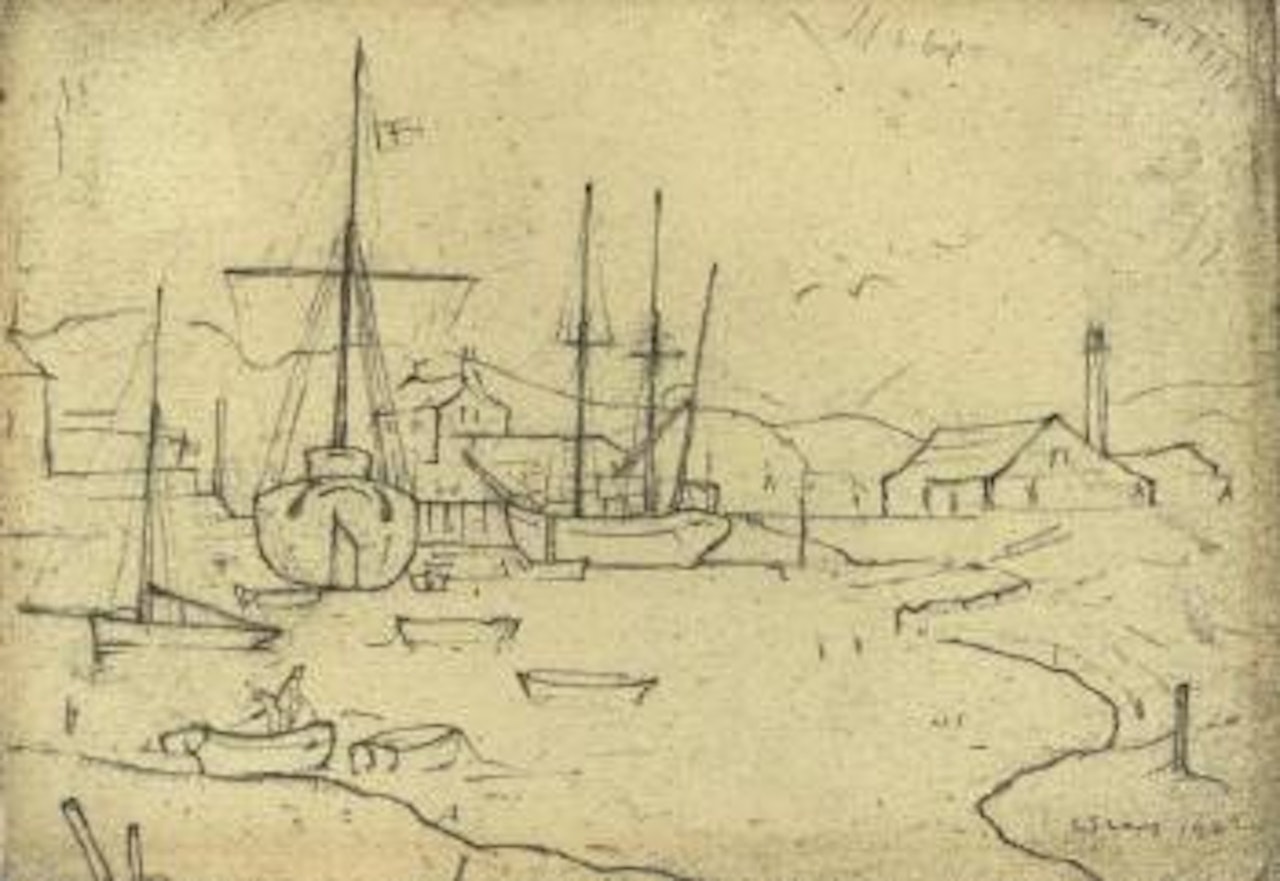 Rhyl, North Wales by Laurence Stephen Lowry