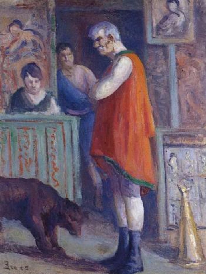 La vieil athlete by Maximilien Luce