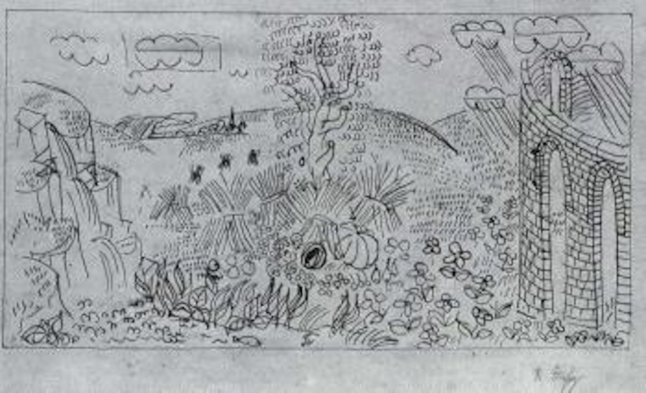 Etude pour la tapisserie Le bel ete by Raoul Dufy