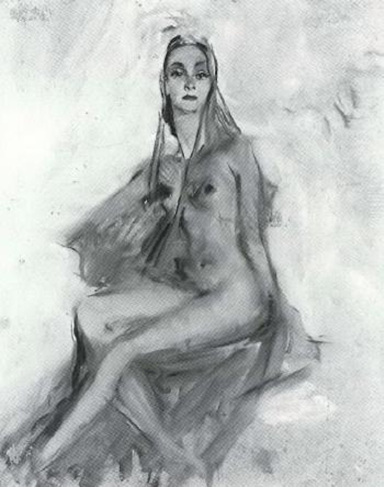 Nu aux voiles by Jean Gabriel Domergue