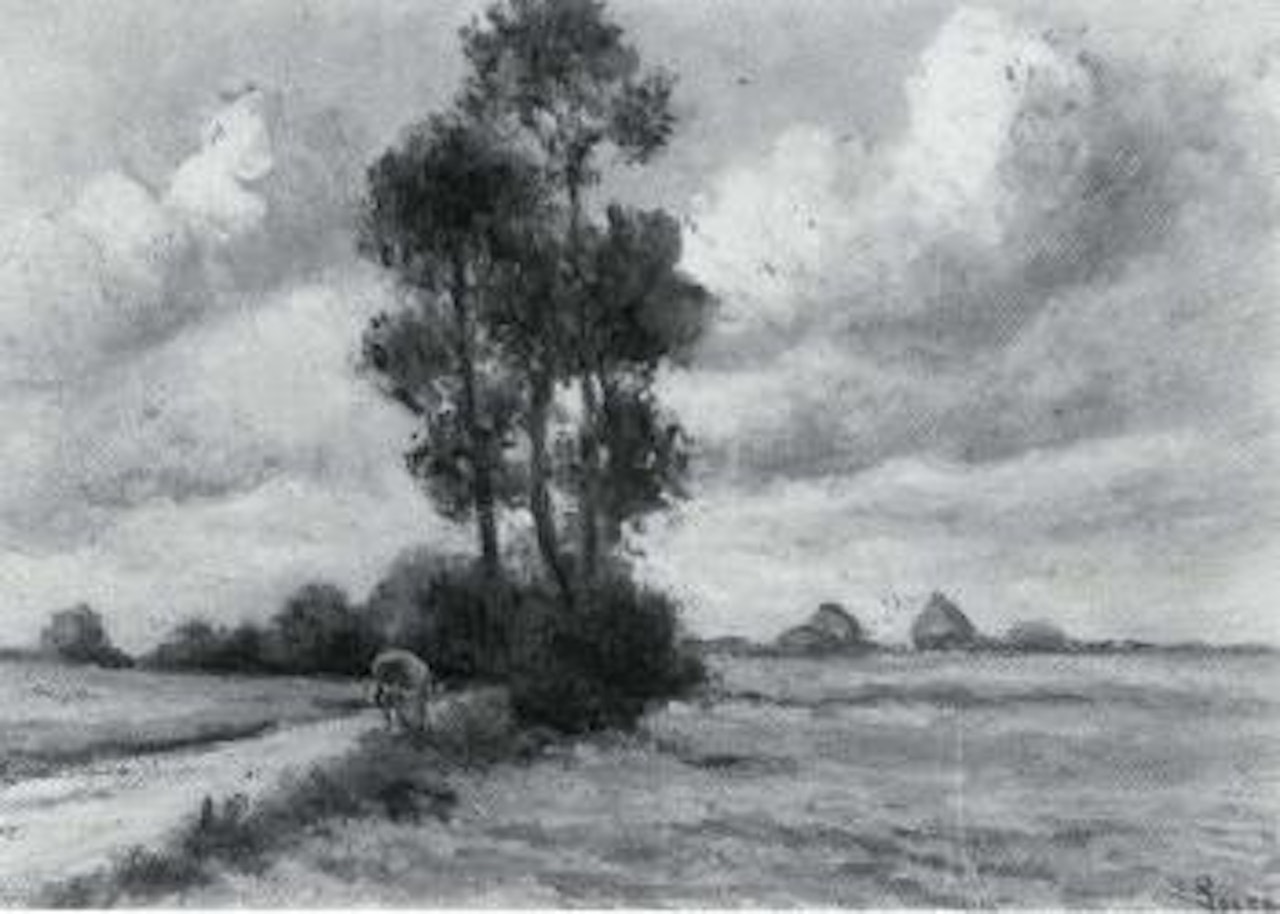 Paysage d'Ile de France, la plaine de Follainvillle by Maximilien Luce