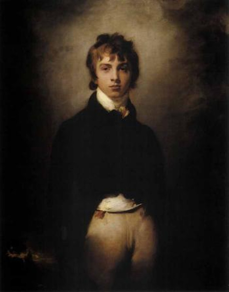 Portrait of Andrew Reid wearing a black coat by Sir Thomas Lawrence
