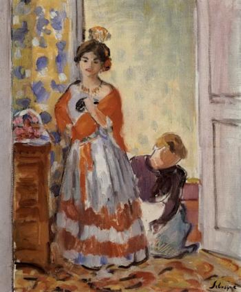 In the dressing room by Henri Lebasque