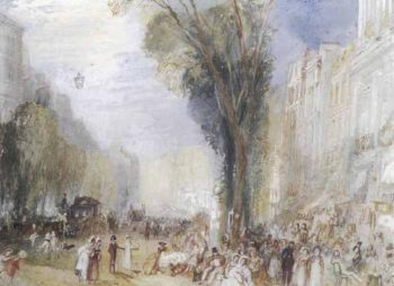 Boulevard des Italiens, Paris by Joseph Mallord William Turner