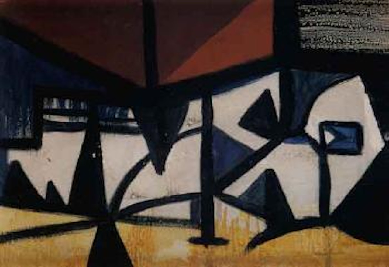 Surrealist composition by Oscar Dominguez