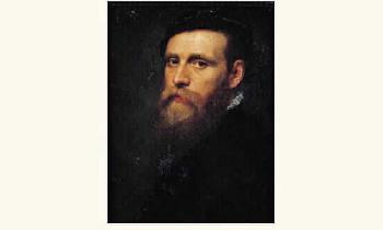 Portrait of bearded gentleman by Adriaen Thomas Key