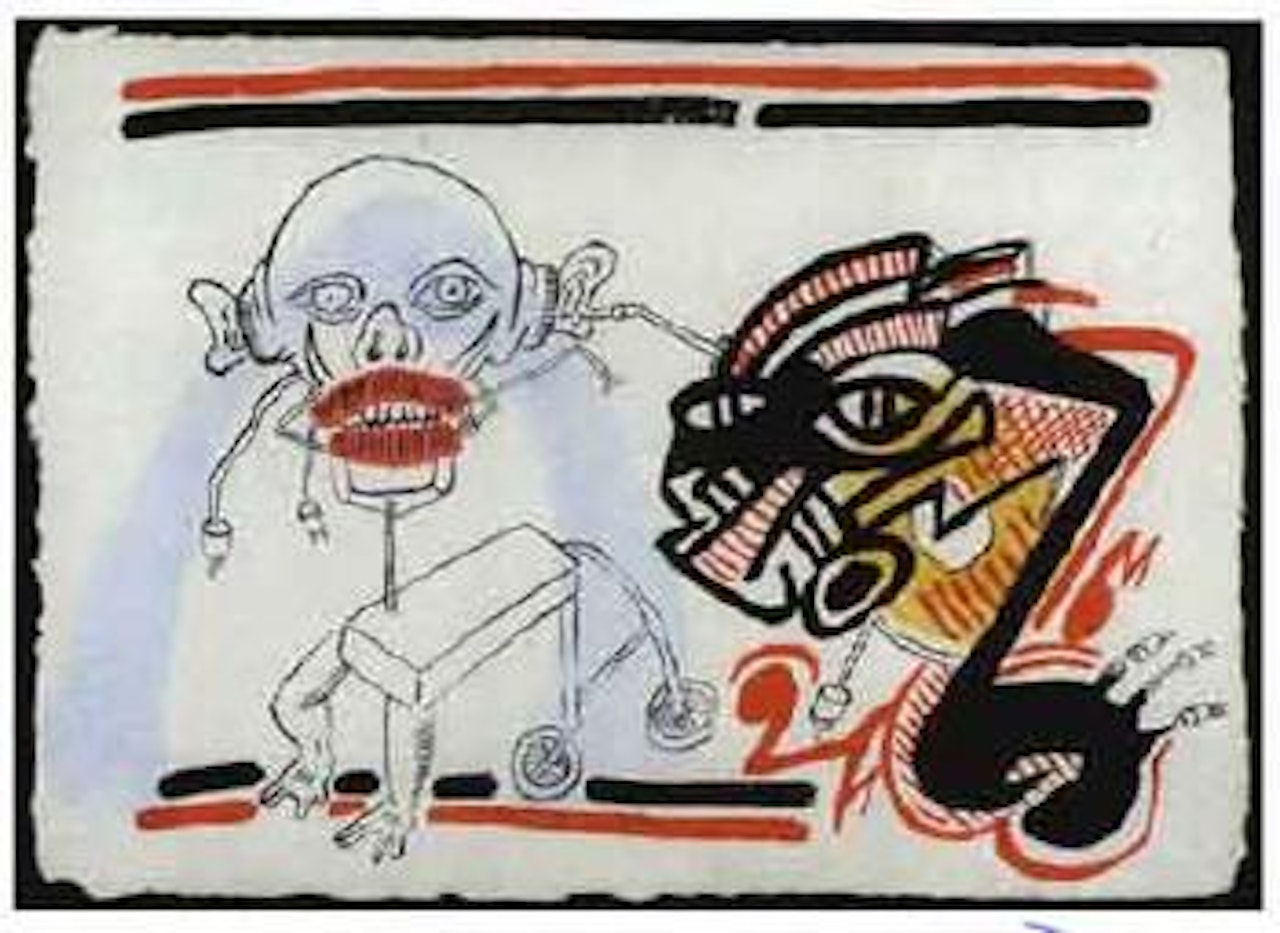 Figures by Keith Haring