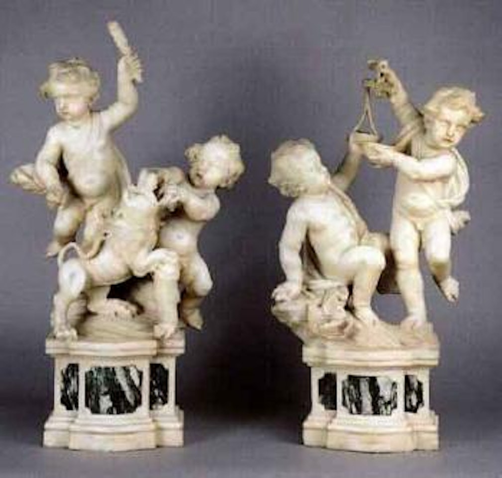 Allegorical groups by Italian School