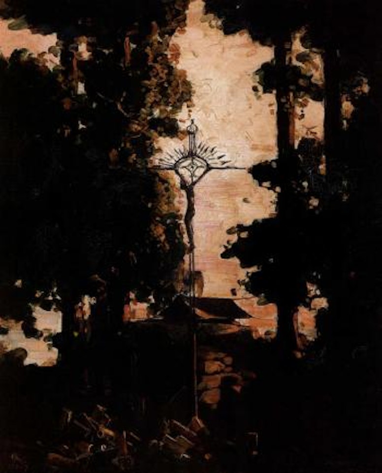 Bomb officers' quarters, Glisy - Western Front by Arthur Ernest Streeton