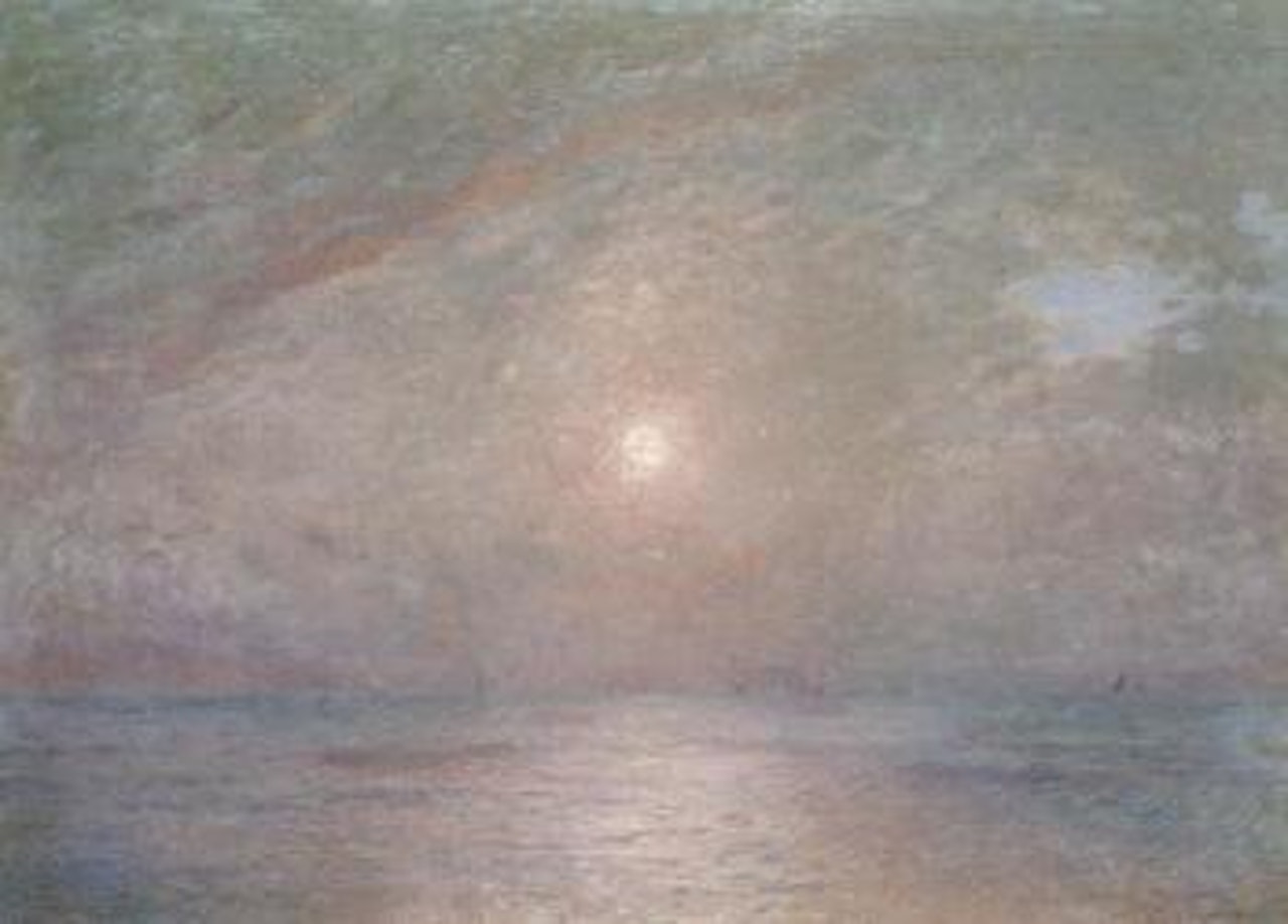 Coucher de soleil sur la mer by Ferdinand du Puigaudeau