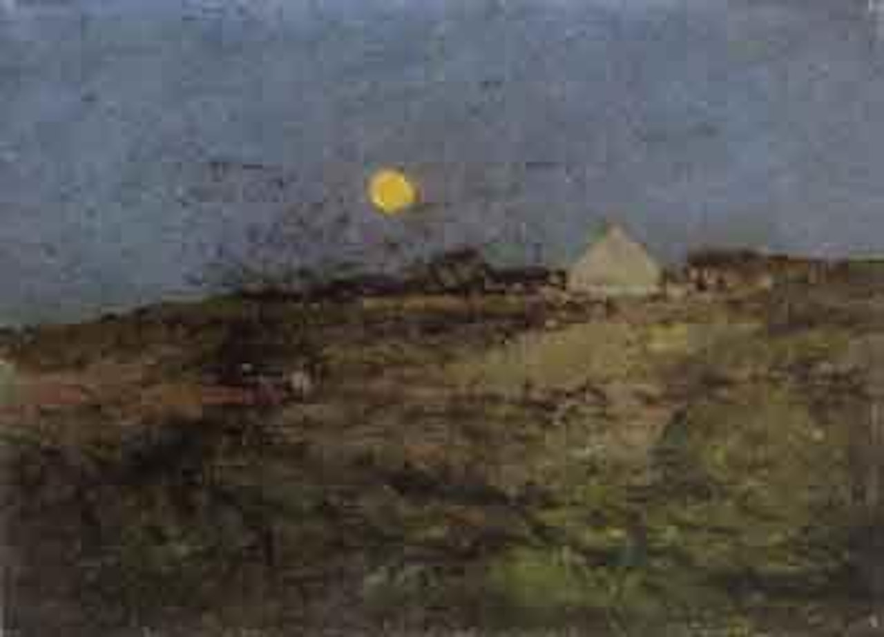 Paysage le soir by Luigi Loir