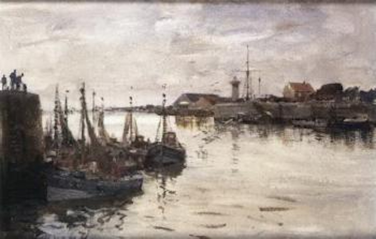 Fishing boats at Honfleur by Edward Seago