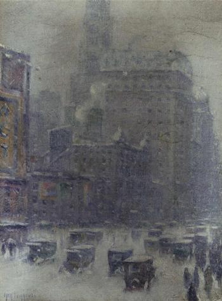 Broadway, winter by Guy Carleton Wiggins