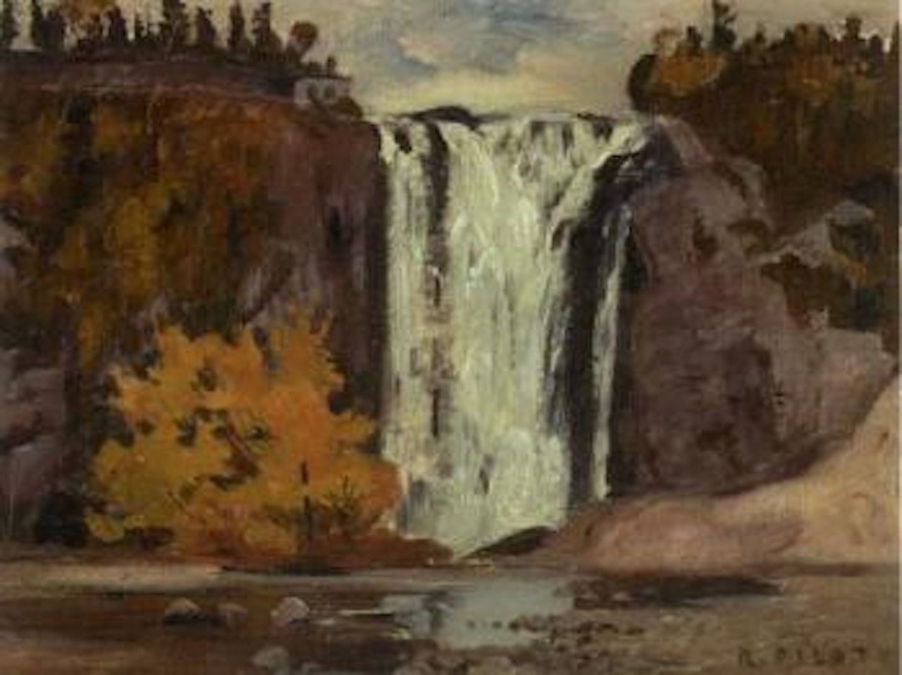 Montmorency Fall, Autumn by Robert Pilot