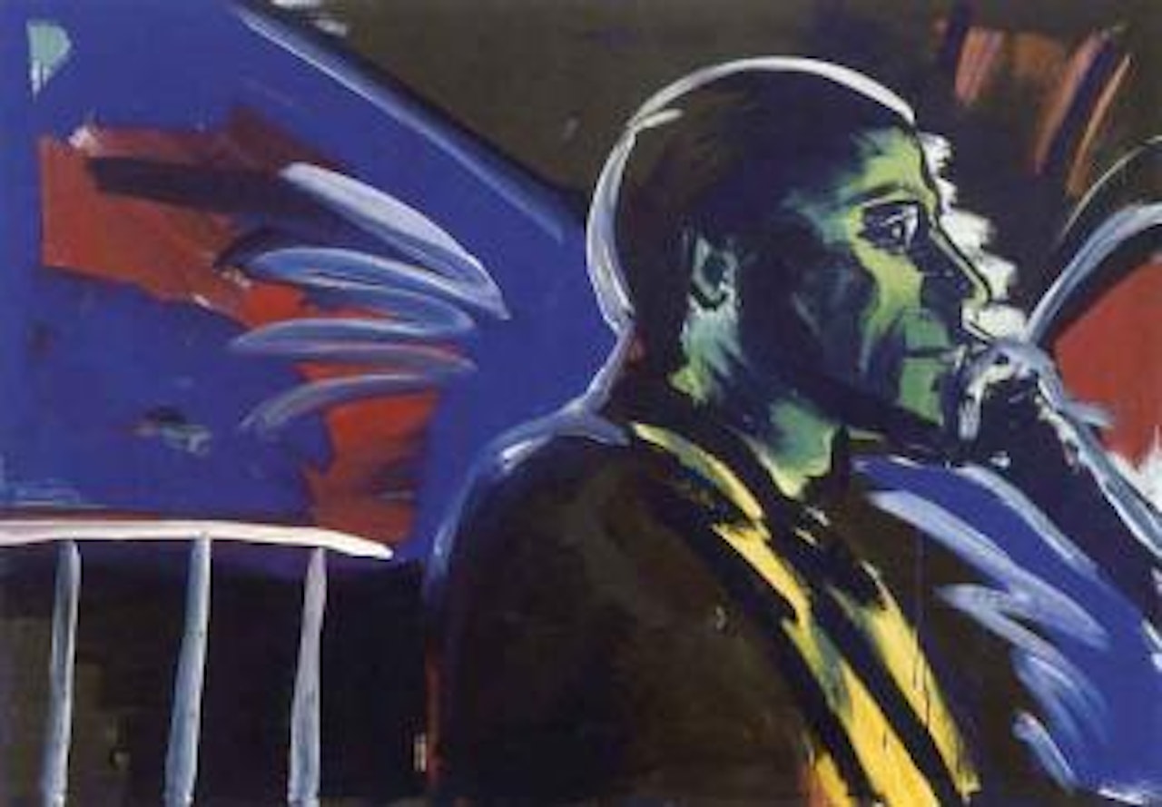 Rafael -taxi II by Rainer Fetting