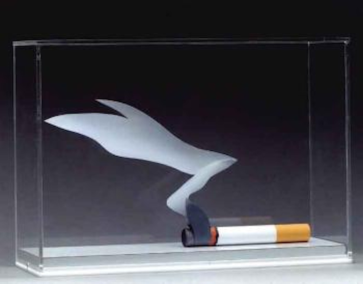 Maquette for smoking cigarette by Tom Wesselmann