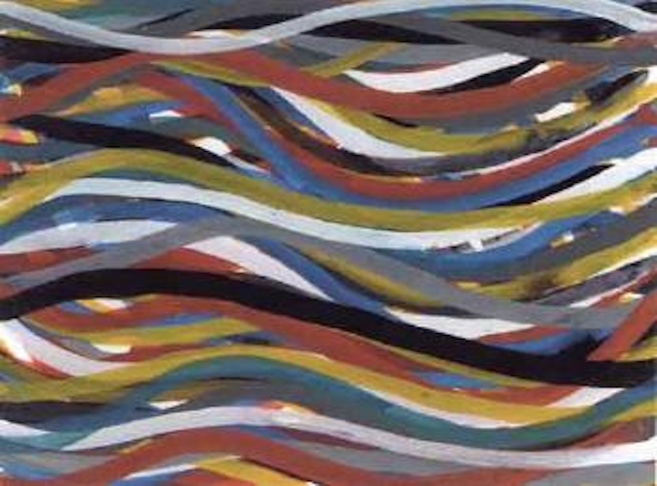 Untitled - ribbons by Sol LeWitt